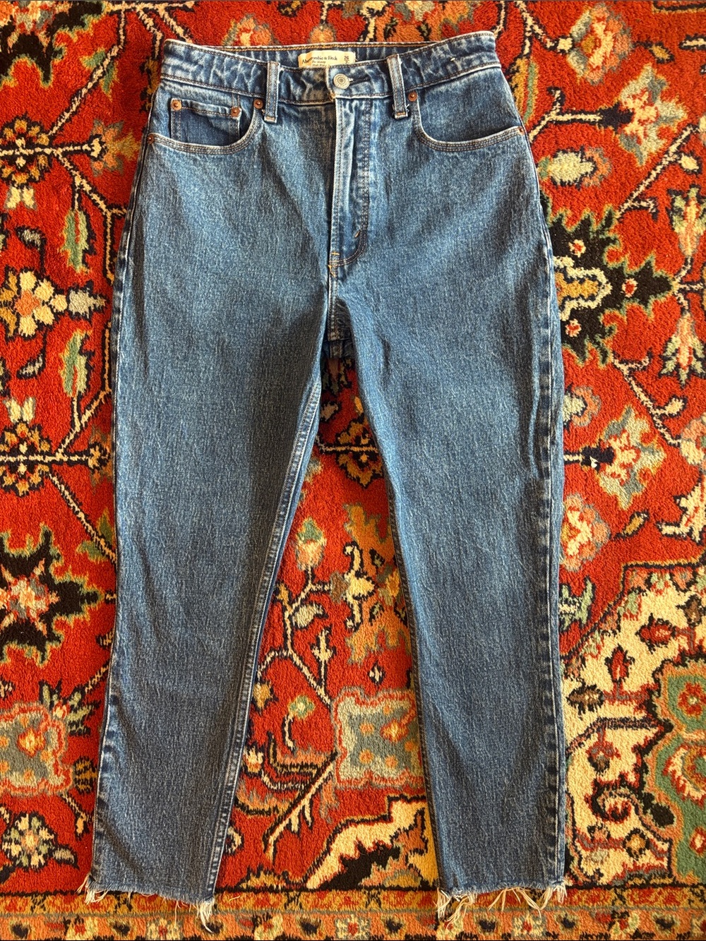 Abercrombie The Skinny High-Rise Women's Blue Denim Jeans